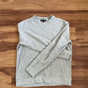 Banana Republic Gray Crewneck long sleeve, small